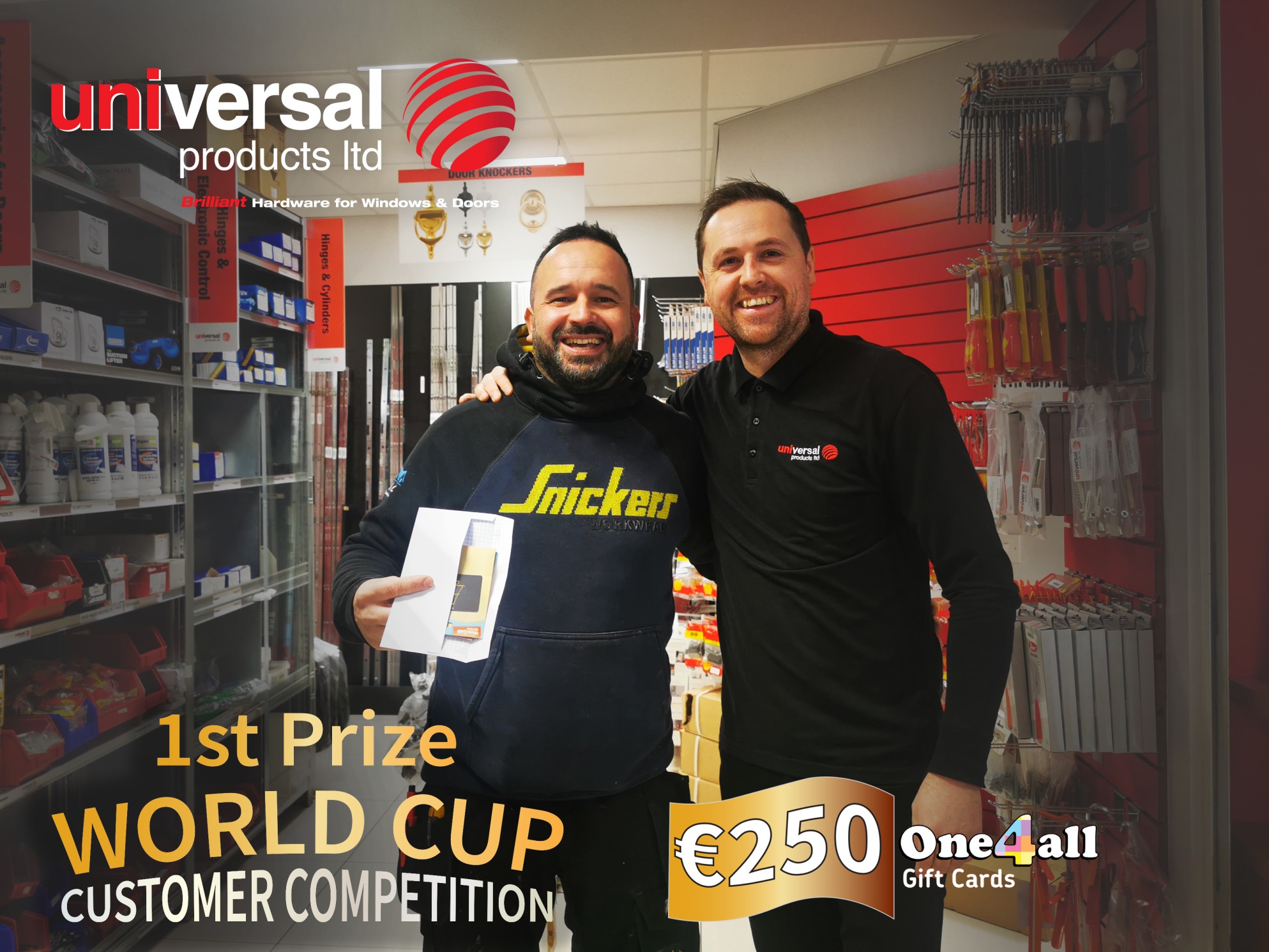World Cup Competition Winner Universal Products